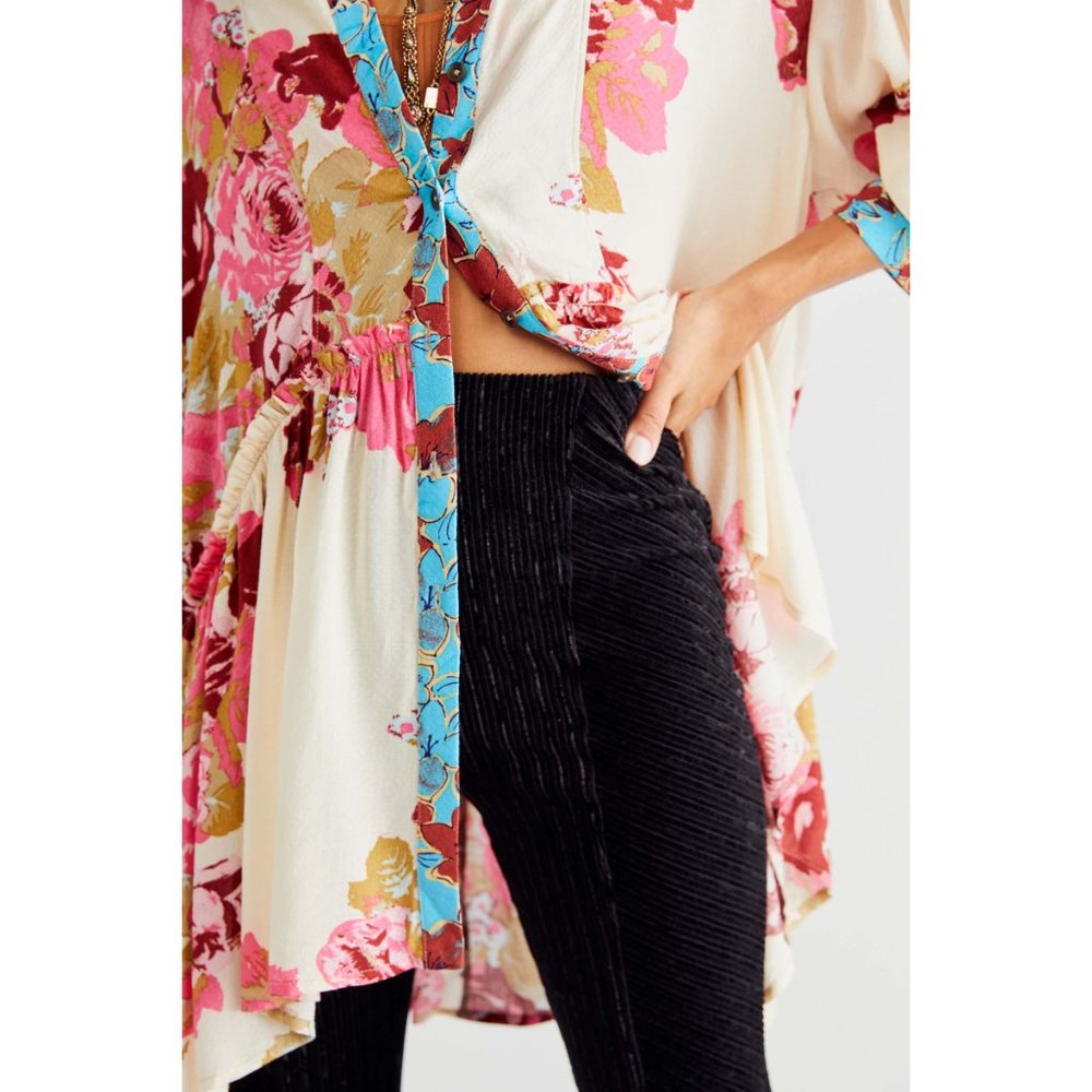 NWT Free People Brunch A Bunch Top / Light Combo - Picture 3 of 5